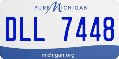 MI license plate DLL7448