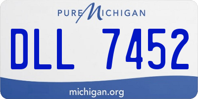 MI license plate DLL7452