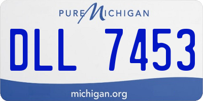 MI license plate DLL7453