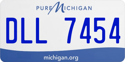 MI license plate DLL7454