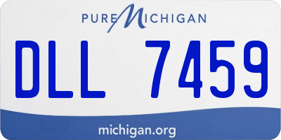 MI license plate DLL7459