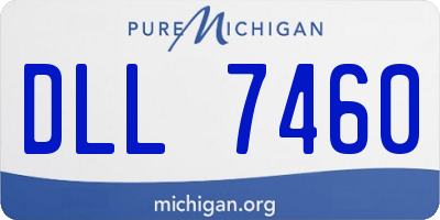 MI license plate DLL7460