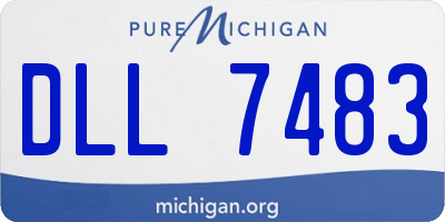 MI license plate DLL7483