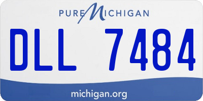 MI license plate DLL7484