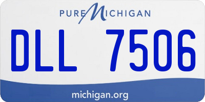 MI license plate DLL7506