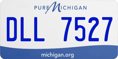 MI license plate DLL7527