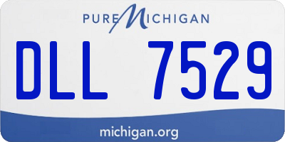 MI license plate DLL7529