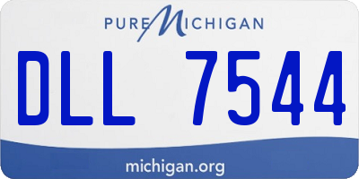 MI license plate DLL7544