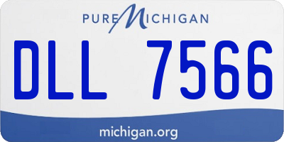 MI license plate DLL7566