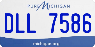 MI license plate DLL7586