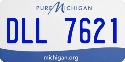 MI license plate DLL7621