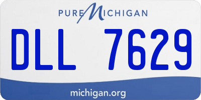 MI license plate DLL7629