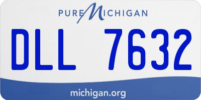 MI license plate DLL7632
