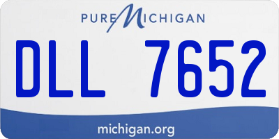 MI license plate DLL7652