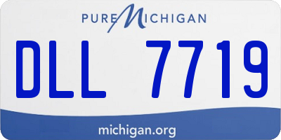 MI license plate DLL7719