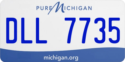 MI license plate DLL7735