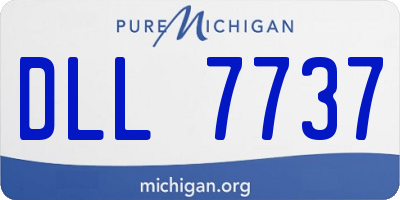 MI license plate DLL7737