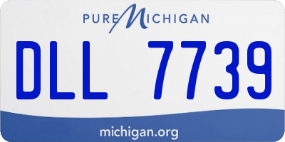 MI license plate DLL7739