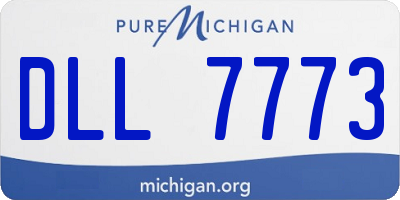 MI license plate DLL7773