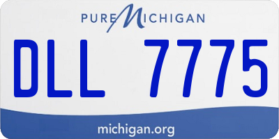 MI license plate DLL7775