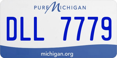 MI license plate DLL7779