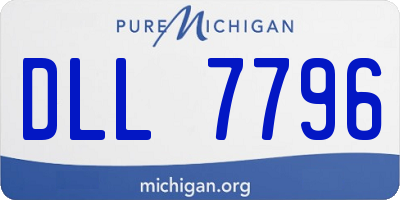 MI license plate DLL7796