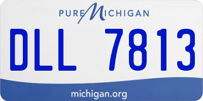 MI license plate DLL7813