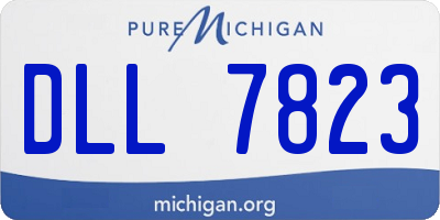 MI license plate DLL7823