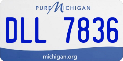 MI license plate DLL7836
