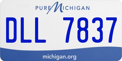 MI license plate DLL7837