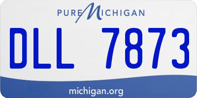 MI license plate DLL7873