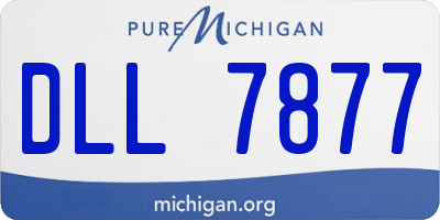 MI license plate DLL7877