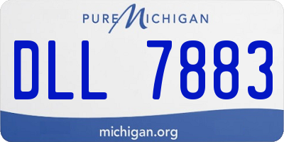 MI license plate DLL7883