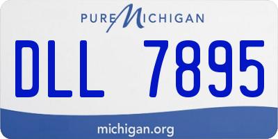 MI license plate DLL7895