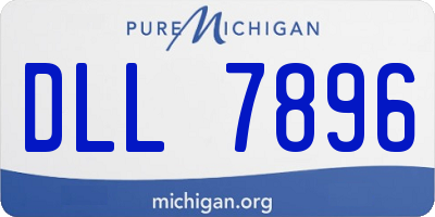MI license plate DLL7896
