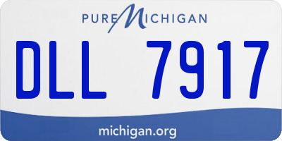 MI license plate DLL7917