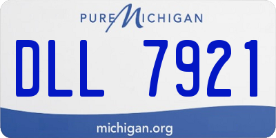 MI license plate DLL7921