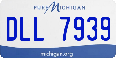 MI license plate DLL7939
