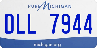 MI license plate DLL7944
