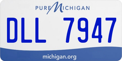 MI license plate DLL7947