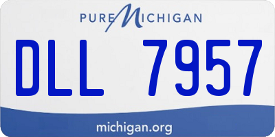 MI license plate DLL7957