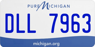 MI license plate DLL7963