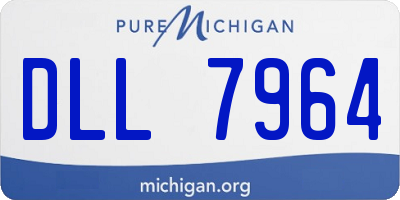 MI license plate DLL7964