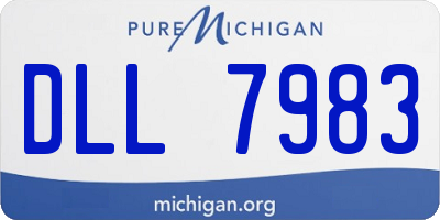 MI license plate DLL7983
