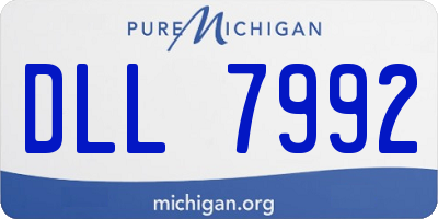 MI license plate DLL7992