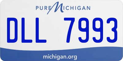 MI license plate DLL7993