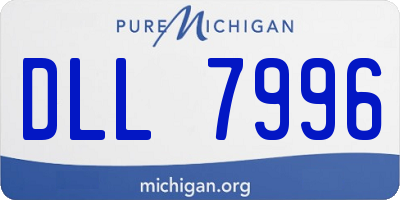 MI license plate DLL7996