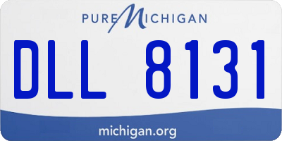 MI license plate DLL8131