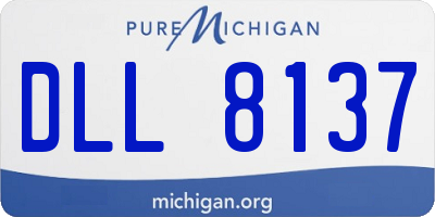 MI license plate DLL8137