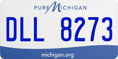 MI license plate DLL8273